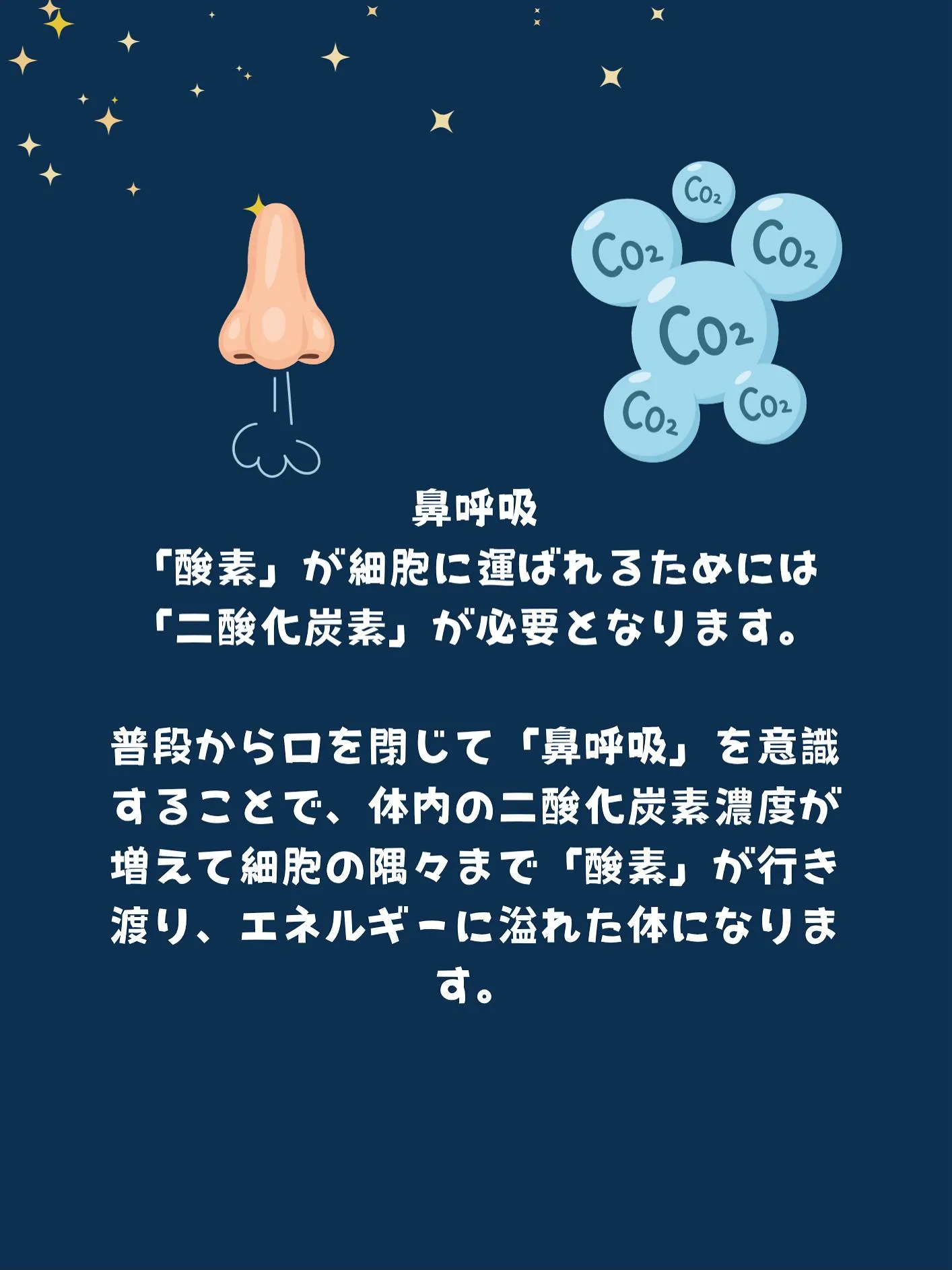 鼻でゆっくり呼吸していますか？🌬️